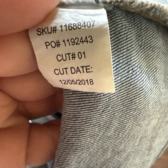 Rare Disney Parks Alphabet Monogram Jean Jacket Women's 5XL Plus Size 30/32 - Picture 7 of 7